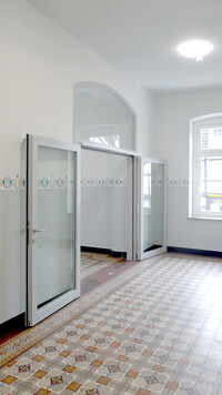Fire door in the town hall