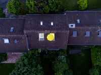 Terrasse sur le toit sans permis de construire